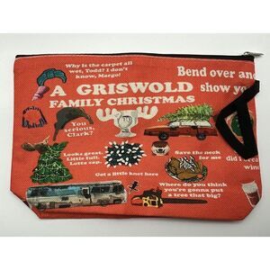 New Christmas Themed‎ Cosmetic Bag With Zipper Multiuse